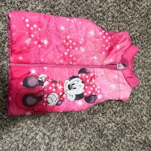 Disney Pink Quilted Vest